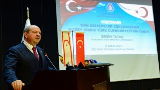 KKTC Cumhurbaşkanı Ersin Tatar KSÜ’de Konferans Verdi