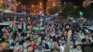 Kahramanmaraş'ta İsrail'in Filistin'e Yönelik Saldırıları Protesto Edildi!