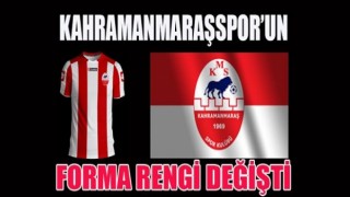 Kahramanmaraşspor’un Forma Rengi Değişti!