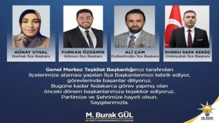 AK Parti Kahramanmaraş İlçe Başkanları Belirlendi