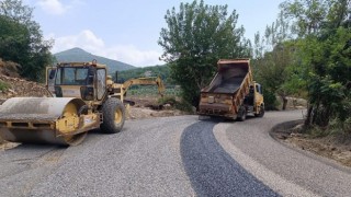 Andırın’da 6 Mahalleye Ulaşım Sağlayan Yol Yenilendi