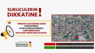 Büyükşehir’den Alternatif Güzergâh Uyarısı!