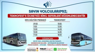 Büyükşehir’den TEKNOFEST’e Ücretsiz Ring Seferi