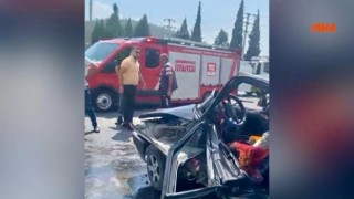 Kahramanmaraş’ta iki otomobil çarpıştı: 3 yaralı 