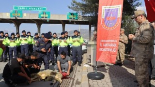 Kahramanmaraş Otoyol Jandarma Komutanlığı, TAG Otoyolunu Teslim Aldı