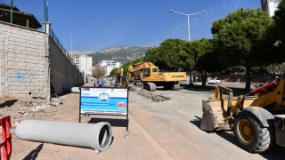 Büyükşehir, Ahır Dağı Caddesi’nde Altyapı İmalatlarına Hız Verdi