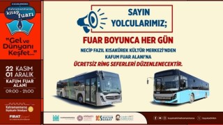 Büyükşehir’den Kitap Fuarı’na Ücretsiz Ring Seferi