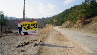 Büyükşehir’in Andırın – Onikişubat Ulaşımını 20 Kilometre Kısaltacak Yol Projesinde Çalışmalar Sürüyor