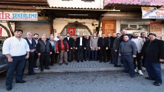 Başkan Toptaş’a Akçakoyunlu Mahallesi’nde yoğun ilgi