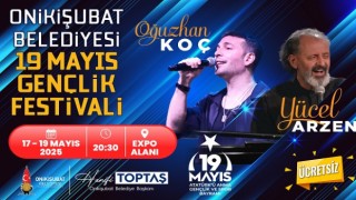 Onikişubat Gençlik Festivali, Oğuzhan Koç konseriyle başlıyor!