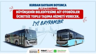 Bayram Süresince Büyükşehir Belediye Otobüsleri Ücretsiz!