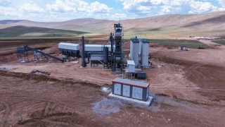Kuzey İlçeler Asfalt Üretim Tesisi’nde Son Aşama