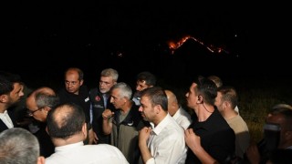 Başkan Görgel, Orman Yangını Alanında İncelemelerde Bulundu