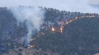 Büyükşehir İtfaiyesi Çamlıbel’deki Yangınına Müdahale İçin Seferber Oldu