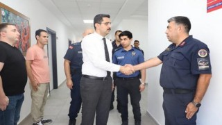 Kaymakam Hulusi Teke’den Güvenlik Birimlerine Ziyaret