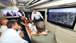 Onikişubat Belediyesi tüm birimleriyle yangın bölgesinde teyakkuzda