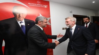 Başkan Görgel’den MHP İl Başkanı Metehan’a Hayırlı Olsun Ziyareti