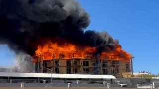 Kahramanmaraş orman lojmanlarında yangın