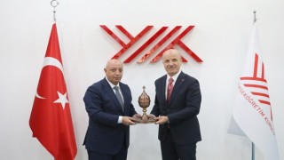 YÖK Başkanı Prof. Dr. Özvar, KİÜ Rektörü Prof. Dr. Bakan’ı Kabul Etti