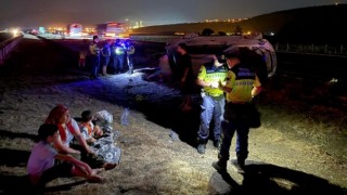 Kahramanmaraş’ta bu otomobilden sağ kurtuldular