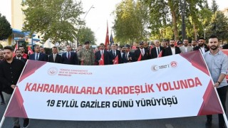 Kahramanmaraş’ta Gaziler Günü Kortej Yürüyüşü Gerçekleştirildi