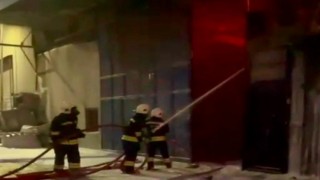 Kahramanmaraş’ta iş yerinde yangın 