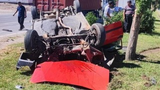 Kahramanmaraş’ta otomobil takla attı: 2 yaralı 