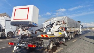 Kahramanmaraş’ta tıra arkadan çarpan sürücü öldü