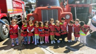 Çocuklar İtfaiyeciliği Yerinde Öğrendi