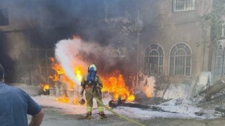 Kahramanmaraş’ta işyeri yangını: 1 yaralı 