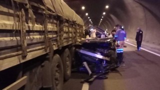 Kahramanmaraş’ta otomobil tıra arkadan çarptı: 1 ölü 4 yaralı 