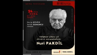 Kitap Fuarı’nda Kudüs Şairi Nuri Pakdil Anılacak