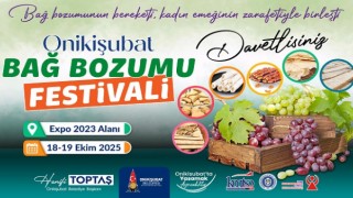 Onikişubat Belediyesi’nden Geleneksel Bağ Bozumu Festivali