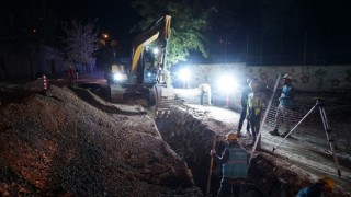 Şehirde Altyapı Seferberliği Gece Gündüz Kesintisiz Sürüyor