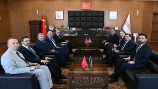 Başkan Görgel, Azerbaycan Büyükelçisi Reşad Memmedov’u Ağırladı