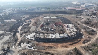 Kahramanmaraş Stadyumu’nda Temelden Tribüne Hızlı Yükseliş