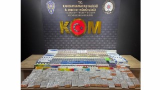 Kahramanmaraş’ta kaçak sigara ve sahte plaka operasyonu 