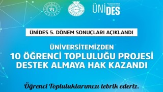 KSÜ’den 10 Öğrenci Topluluğu Projesi ÜNİDES’ten Destek Almaya Hak Kazandı