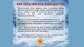 Kahramanmaraş’ta Kar Tatili Bir Gün Daha Uzatıldı 