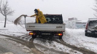 Onikişubat Belediyesi karla mücadelede tam teyakkuzda