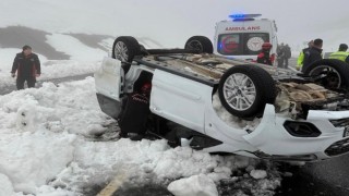 Kahramanmaraş’ta kontrolden çıkan araç takla attı: 2’si çocuk 6 yaralı 