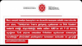 Dezenformasyonla Mücadele Merkezinden Açıklama