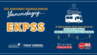 EKPSS’ye Girecek Vatandaşlara Büyükşehir’den Ulaşım Desteği
