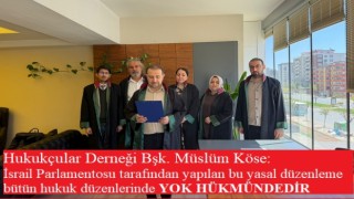 Hukukçular Derneği İdam Yasasına Tepki Gösterdi