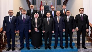 Kahramanmaraş Heyeti, Adalet Bakanı Gürlek’i Ziyaret Etti