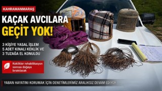 Kahramanmaraş’ta Kaçak Avcılığa Geçit Yok: 3 Kişiye Yasal İşlem