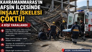 İnşaat İskelesi Çöktü: 4 İşçi Yaralandı