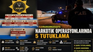 Kahramanmaraş’ta zehir tacirlerine operasyon  