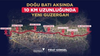 Büyükşehir’den Doğu – Batı Ulaşımına Alternatif Yol