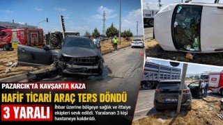 Kahramanmaraş’ta Trafik kazası: 3 yaralı 